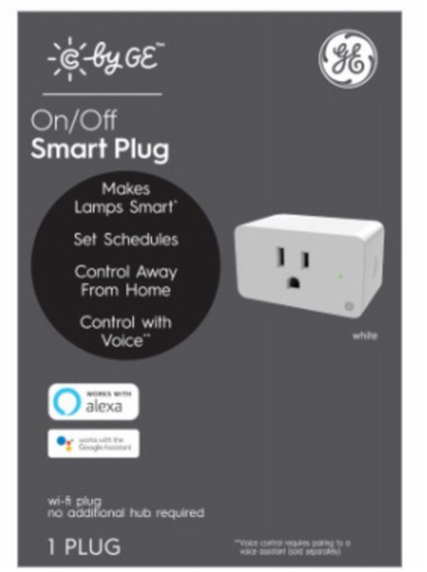 GE Lighting 93103491 C by GE On Off Smart Plug, White on Sale - Image 2