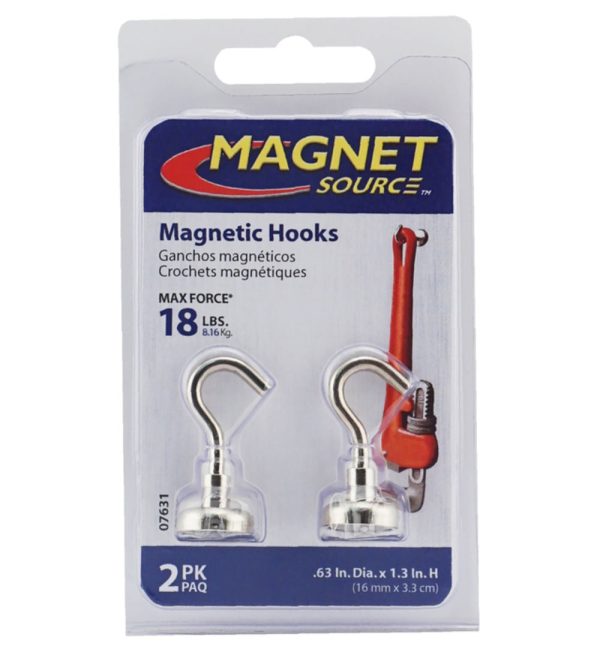 Master Magnetics 07631 Magnetic Hook, Silver Sale - Image 2