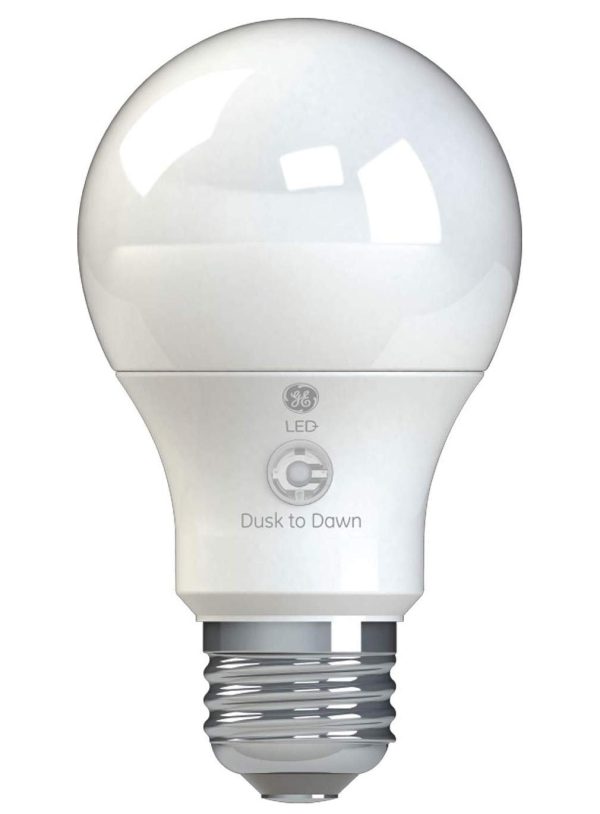 GE Lighting 93101946 LED+ Dusk to Dawn Light Bulb, 8 Watts For Sale