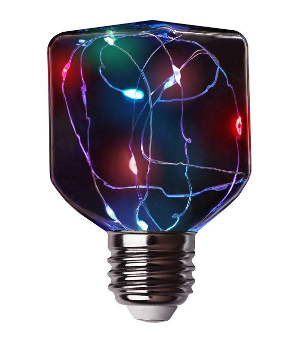 Feit Electric FY SQ RGB LED Fairy LED Light Bulbs, 1 Watts Online Sale