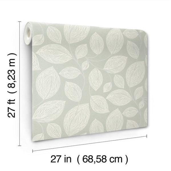 Contoured Leaves Wallpaper Online - Image 5
