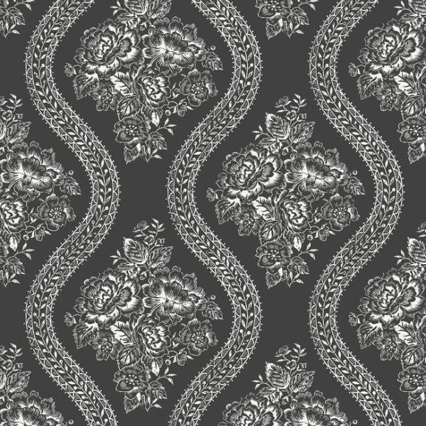 Coverlet Floral Wallpaper on Sale - Image 5