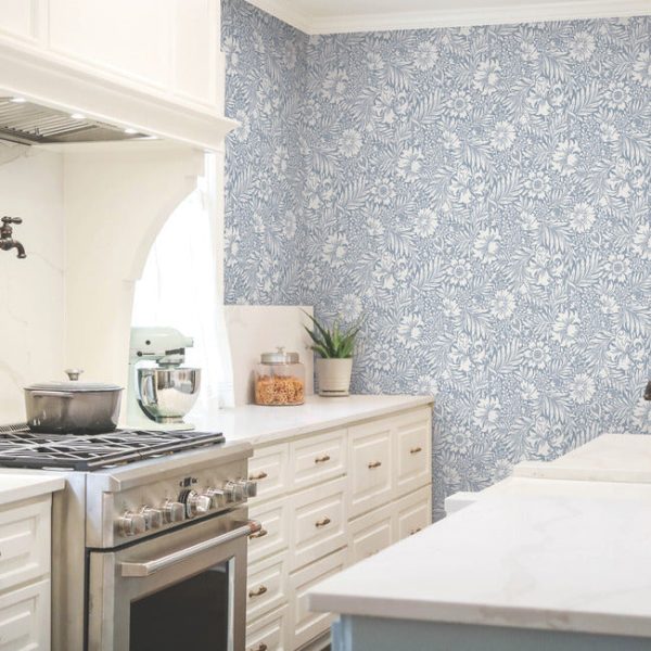 Modern Acanthus Premium Peel + Stick Wallpaper on Sale - Image 2