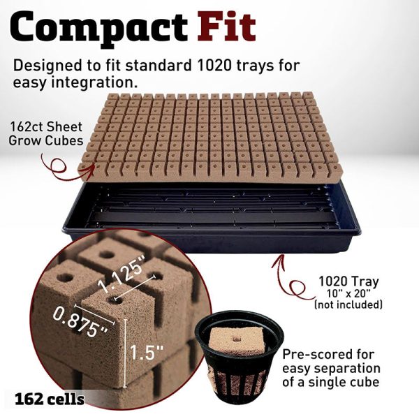 Oasis Horticubes® XL Grow Cubes 162ct Sheet Online now - Image 2