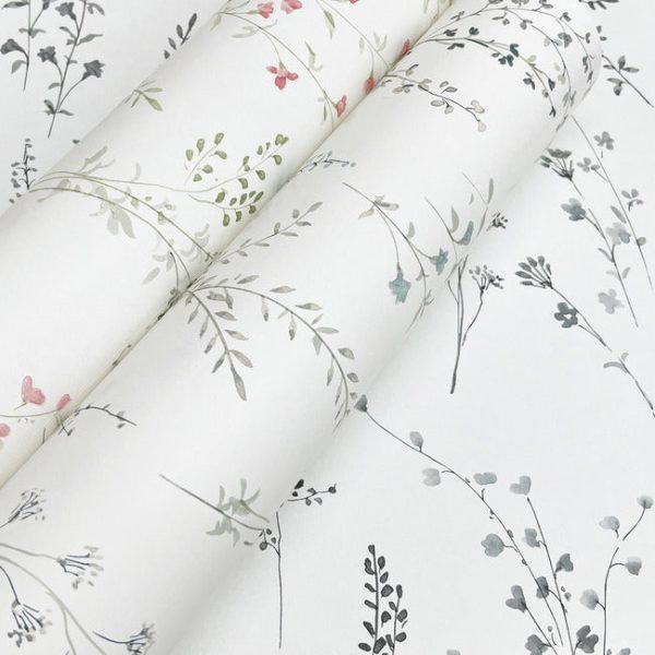 Wildflower Sprigs Peel and Stick Wallpaper Online Sale - Image 4