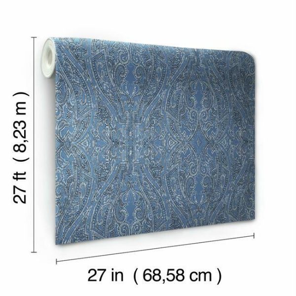 Ascot Damask Wallpaper Sale - Image 5