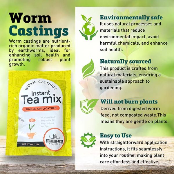 Worm Castings Instant Tea Mix 4 oz. Online - Image 2