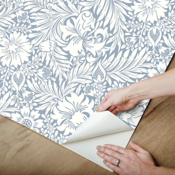 Modern Acanthus Premium Peel + Stick Wallpaper on Sale - Image 4