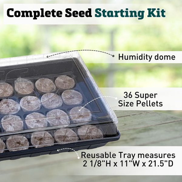 Jiffy Greenhouse 36 ct Super Size Pellet Kit Hot on Sale - Image 3