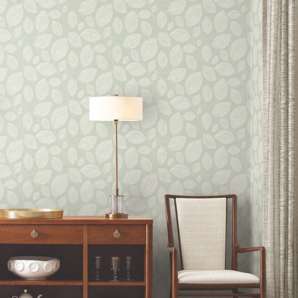 Contoured Leaves Wallpaper Online - Image 3