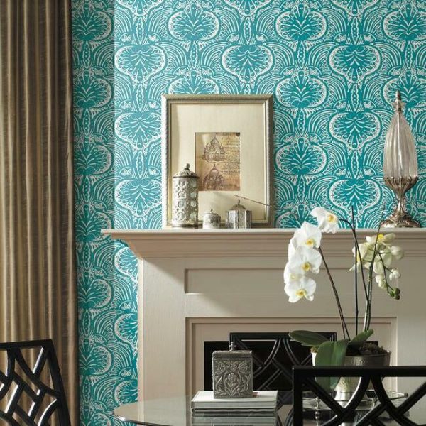 Lotus Palm Wallpaper on Sale - Image 3